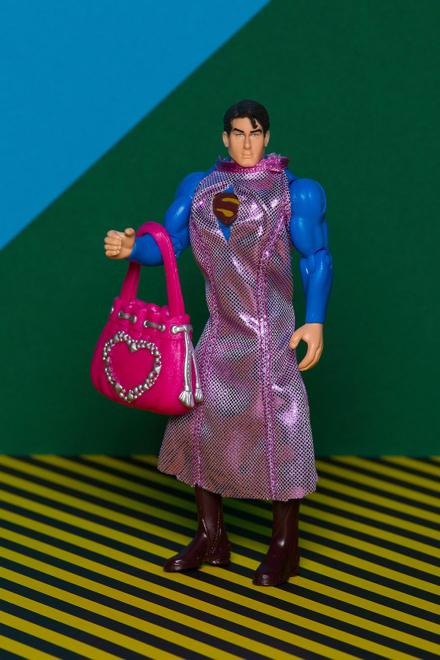 I Break The Rules Of The Toy Industry By Dressing Action Heroes In Barbie Fashion