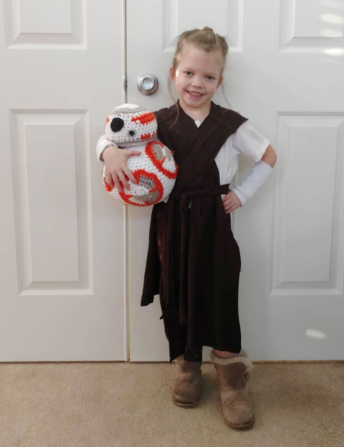 I Crocheted This BB-8 For My Little 'Rey'