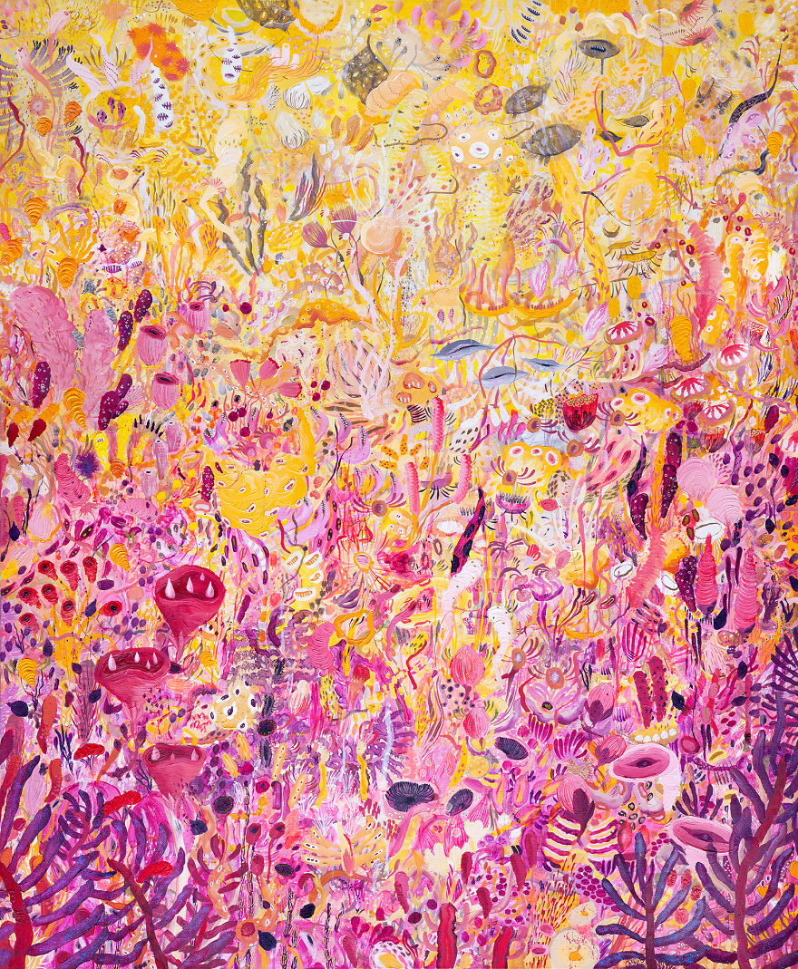 I Explore The World Of Flora In My Paintings