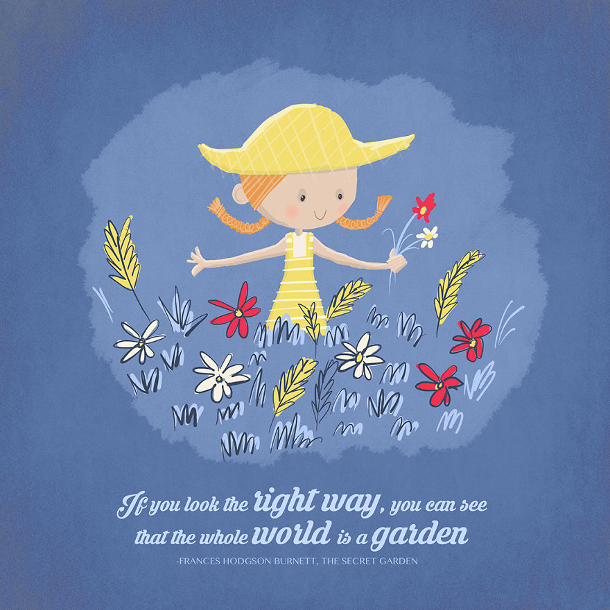 I Illustrated 10 Of My Favorite Quotes From Children's Books