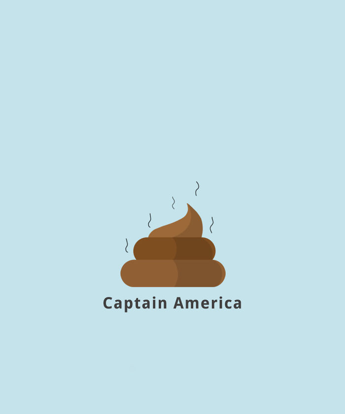 Captain America (Normal Poop)