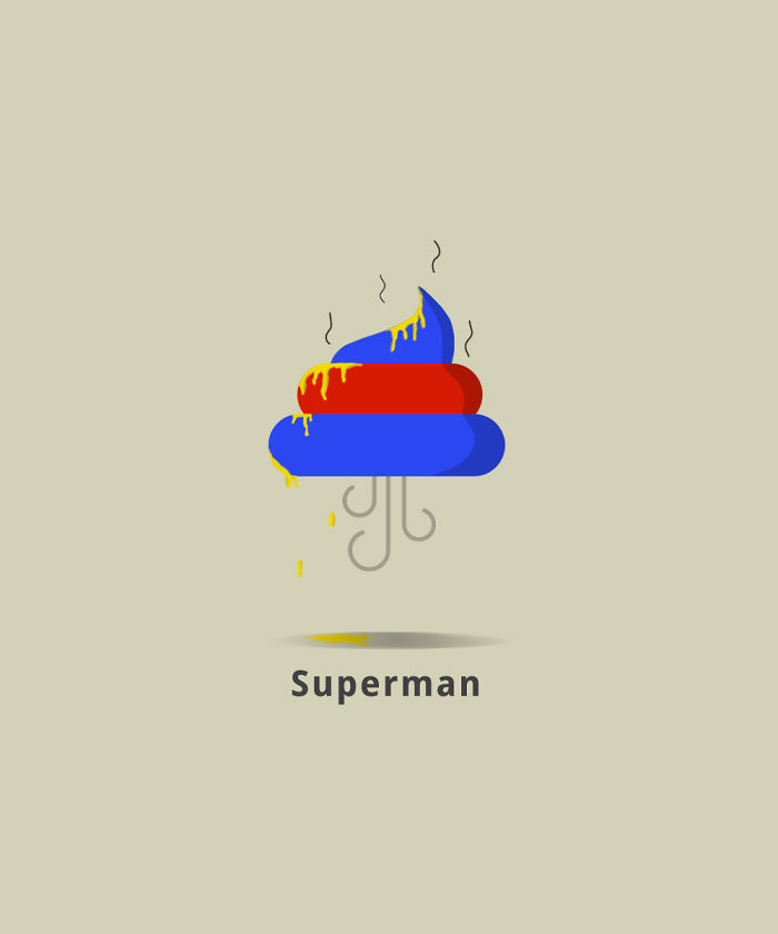 Superman (Flying Poop)