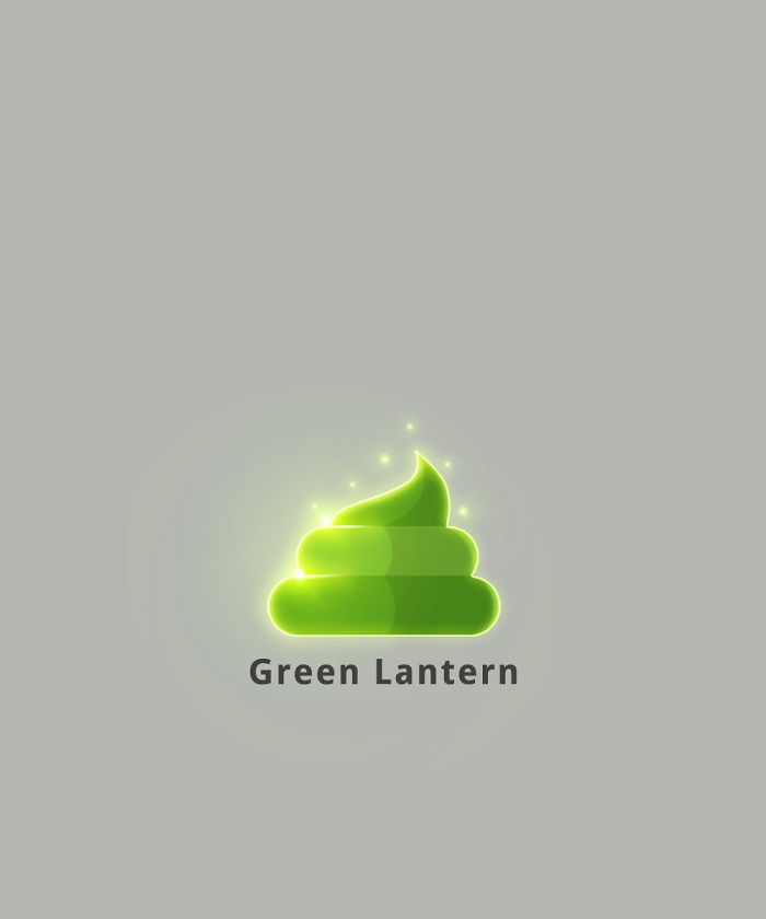 Green Lantern (Glowing Poop)