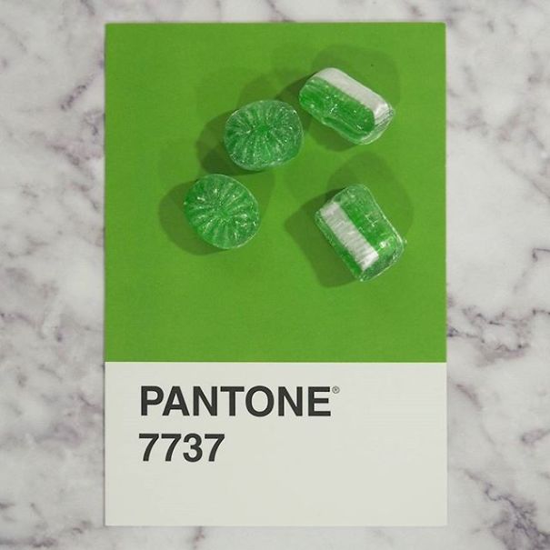 I Match Candies With Pantone Swatches And Photograph Them