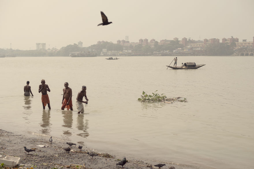 I Photographed People Bathing In The Ganges