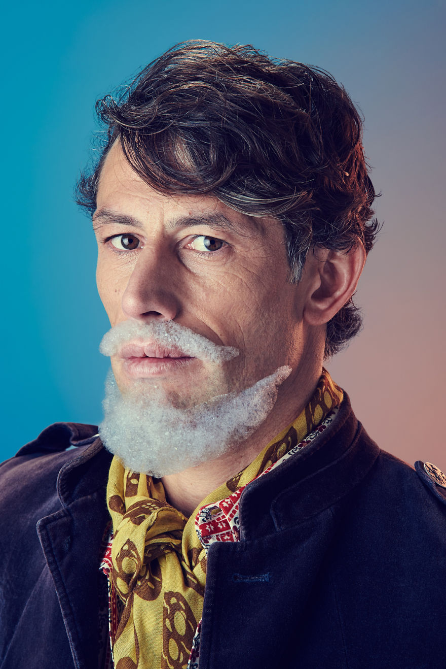 I Shoot Men With Bubble Beards To Show How Temporary Trends Can Be