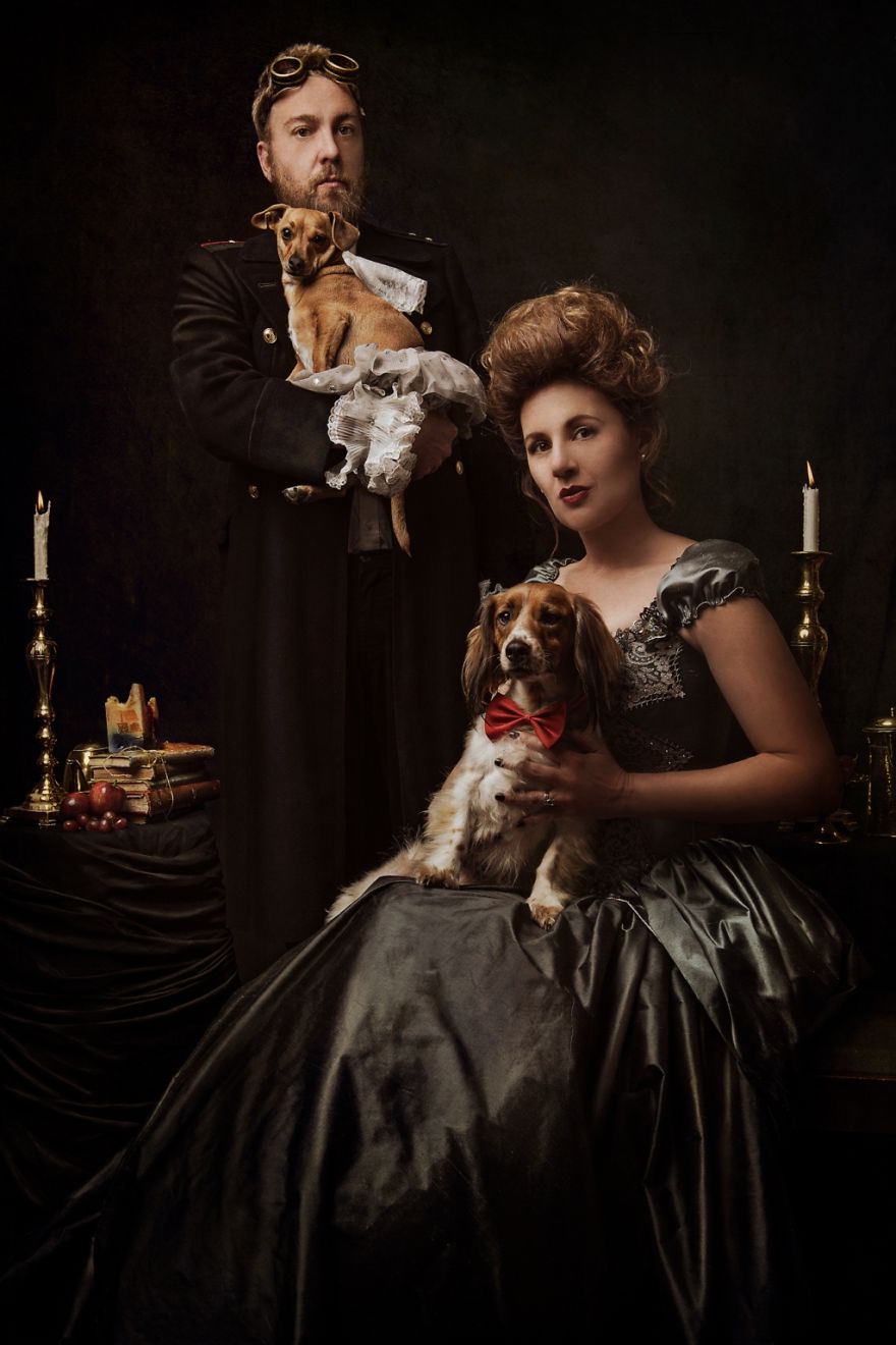 I Took Portraits Of The Van Schoor Family Garbed In The Baroque Style