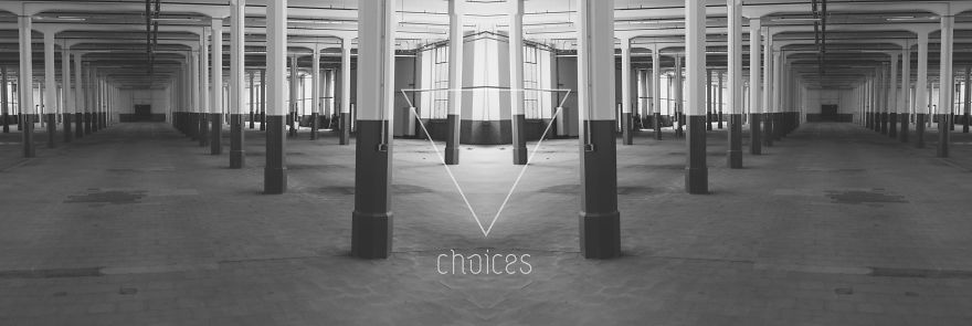 I Tried To Make These Pictures Timeless And Meaningful. Symmetry And Typography.