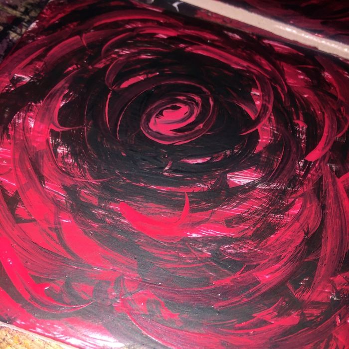 I Learned I Can Paint Roses The Other Day. That Thing You Think You Can't Do? Try It Anyway.