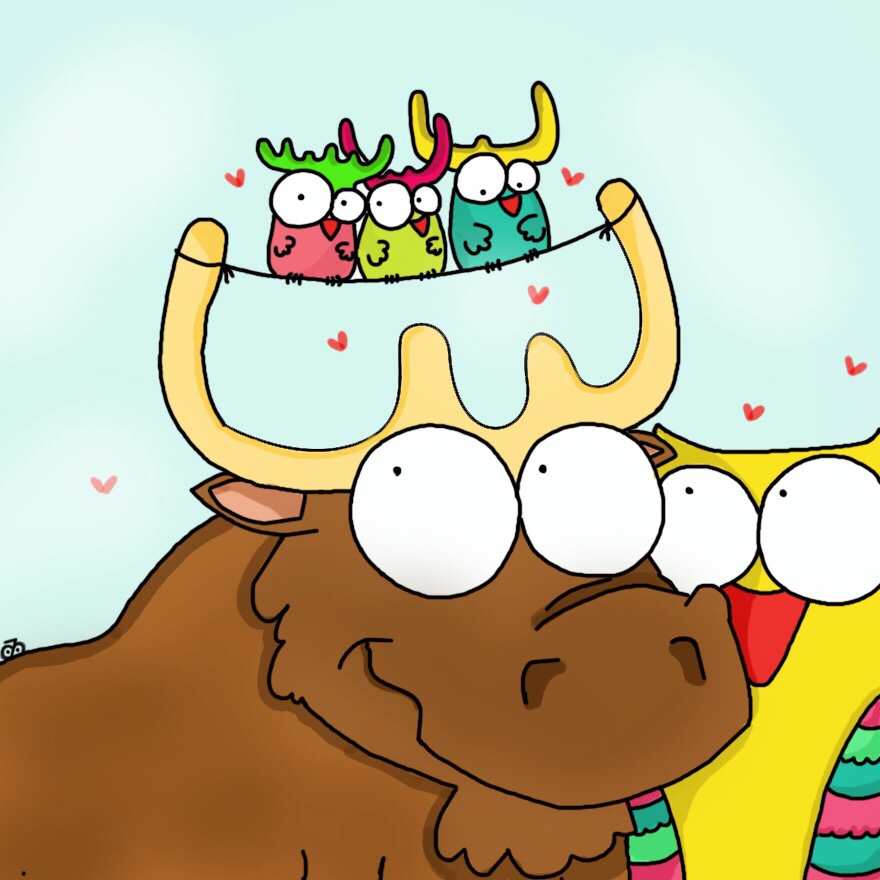 The Moose And His Family!