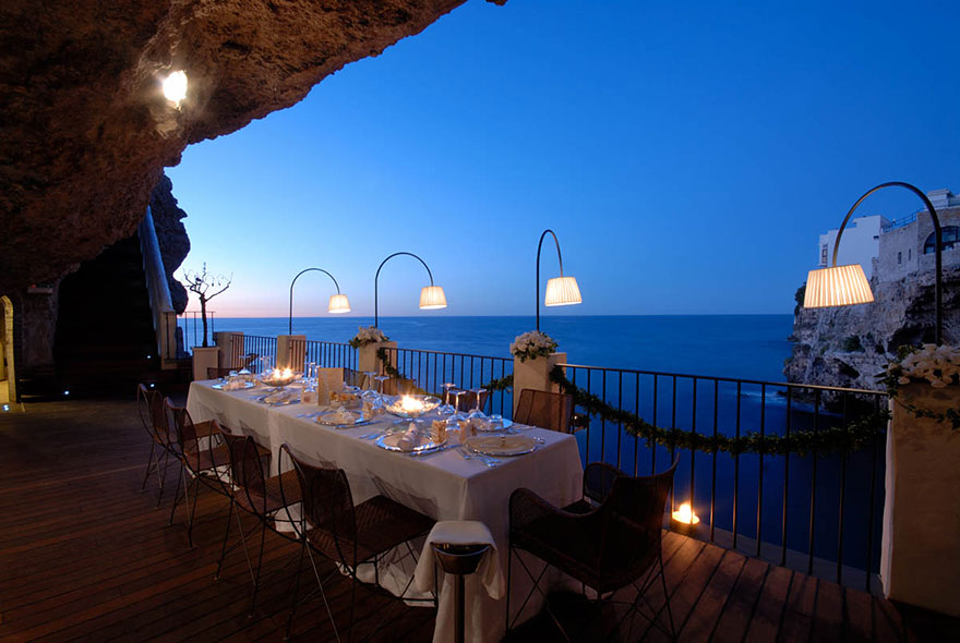 Restaurant Built Inside An Italian Cave Lets You Dine With Beautiful Views