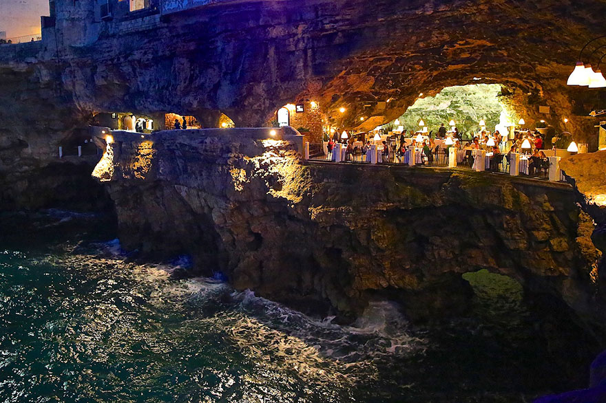 Restaurant Built Inside An Italian Cave Lets You Dine With Beautiful Views