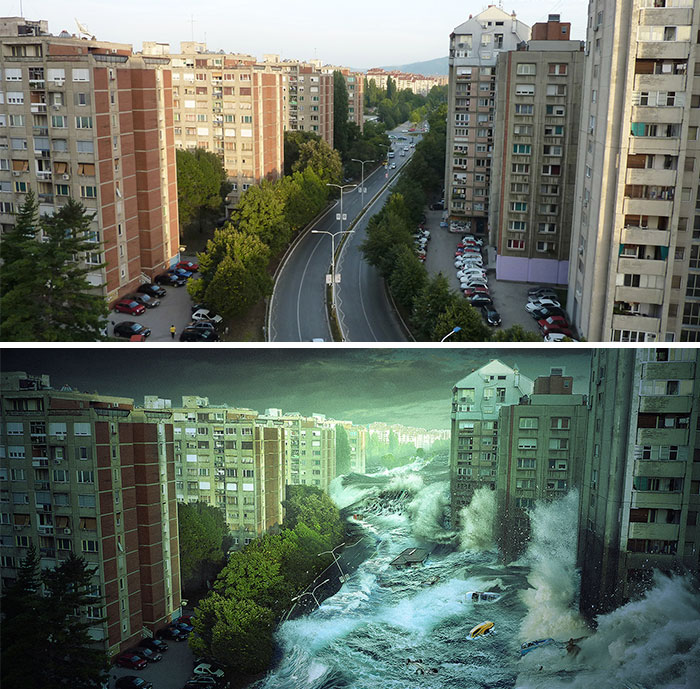 I Imagined How My Hometown Nis, Serbia Would Look After The Apocalypse
