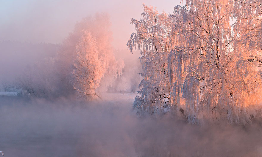 Belarusian Photographer Wakes Up Early In The Morning To Capture The Beauty Of Winter