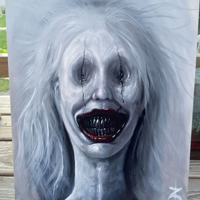 My Latest Horror Paintings Created With Oil