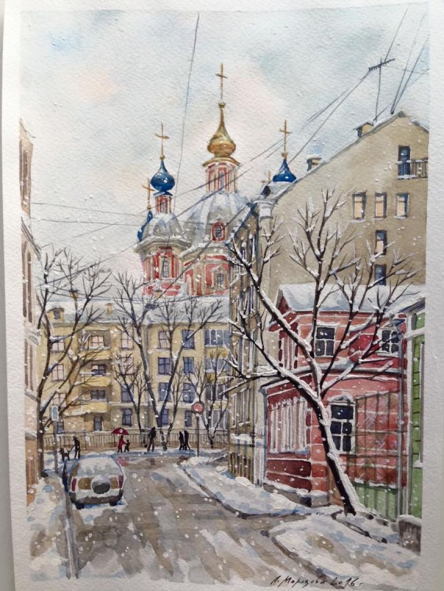 My Mom Paints Russia And Ukraine In Watercolors