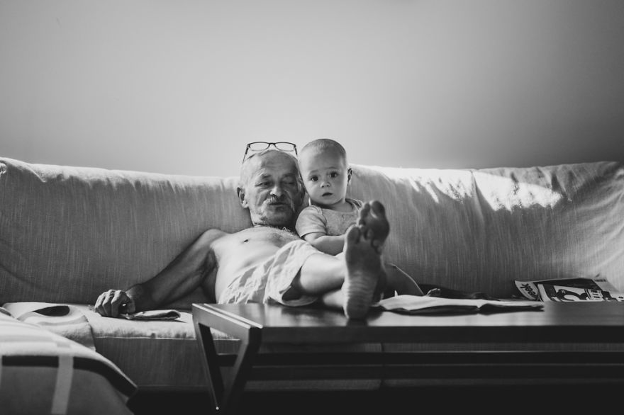 Perfect Grandad: I Documented My Dad Spending Time With My Little Monsters