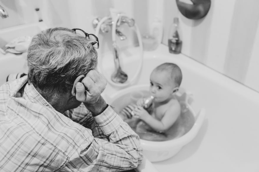 Perfect Grandad: I Documented My Dad Spending Time With My Little Monsters