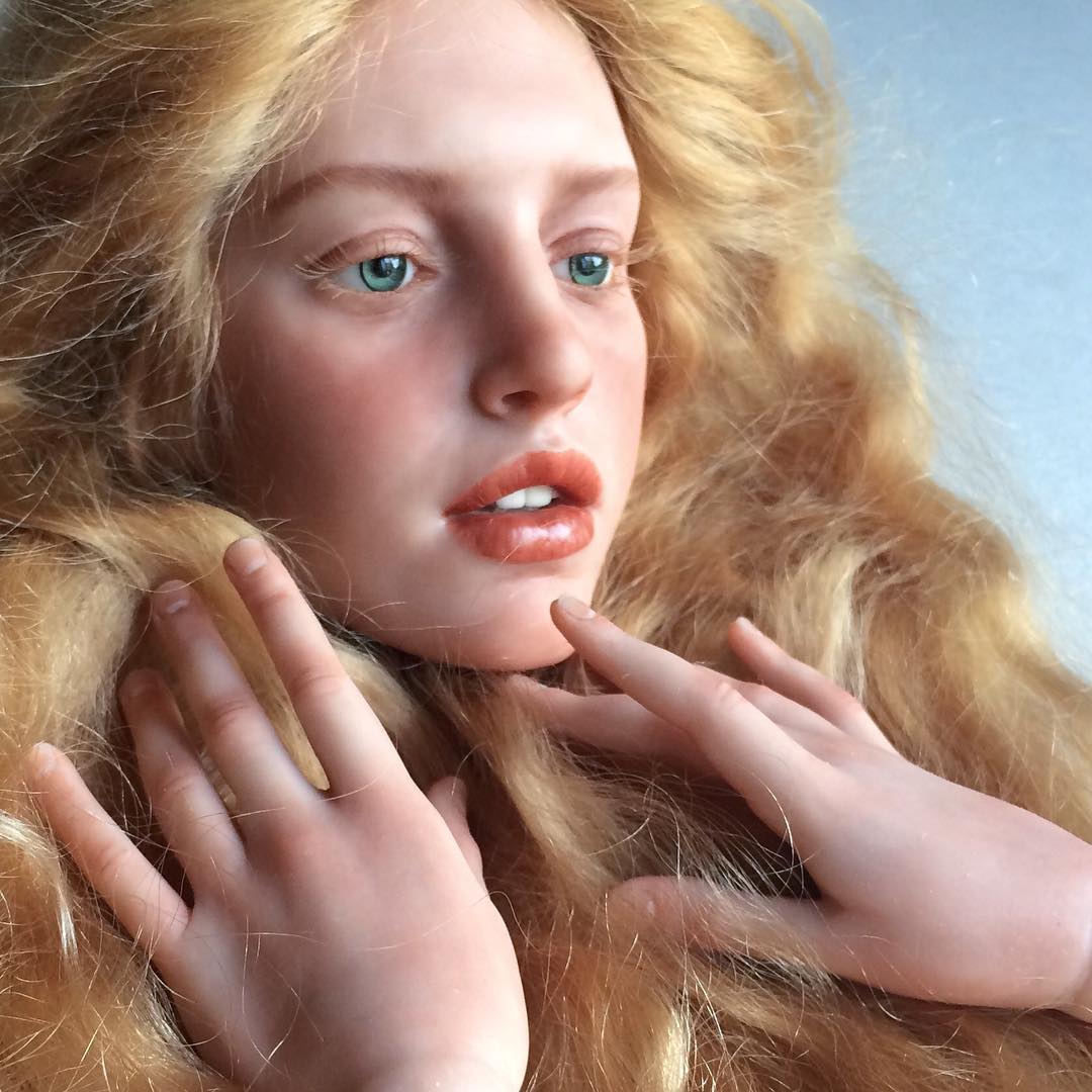 Russian Artist Creates Stunningly Realistic Doll Faces That'll Make Your Skin Crawl