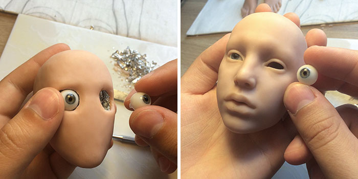 Russian Artist Creates Stunningly Realistic Doll Faces That'll Make Your Skin Crawl