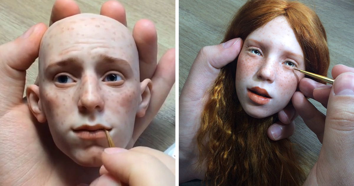 Learn How To Sculpt Faces In Polymer Clay - Bored Art