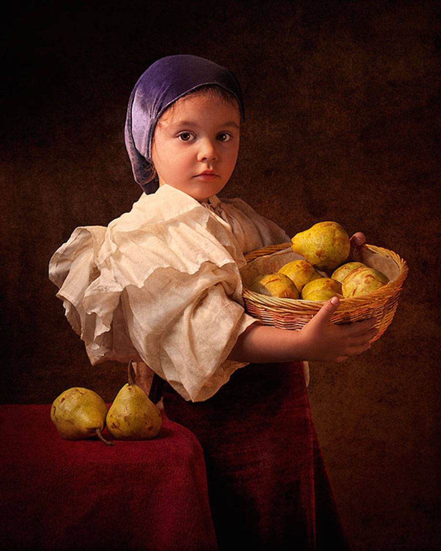 Revisited Classical Paintings With With A 5 Year Old Girl