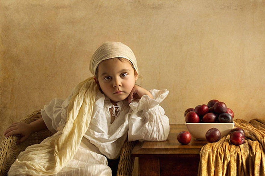 Revisited Classical Paintings With With A 5 Year Old Girl