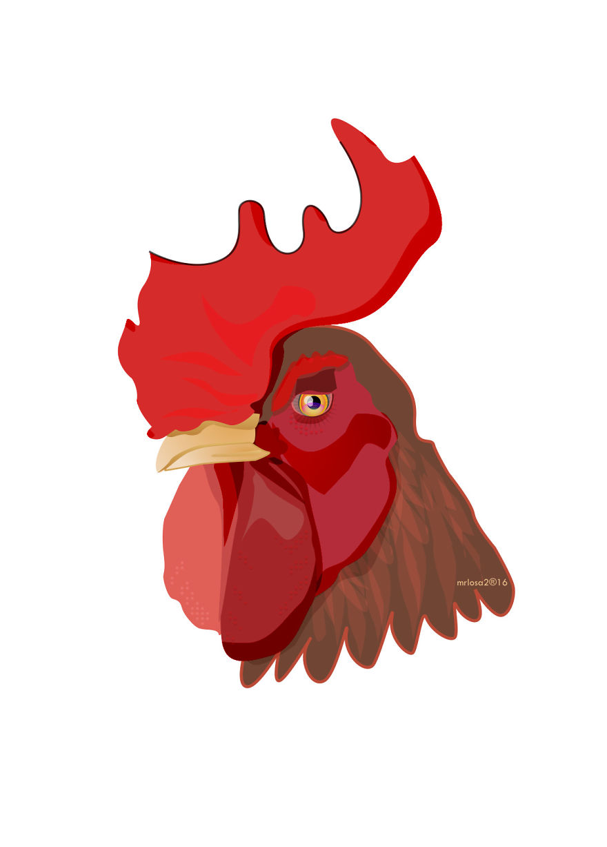 Flat Rooster
