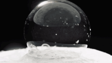 Soap Bubbles Freezing At -15 Celsius In Warsaw, Poland