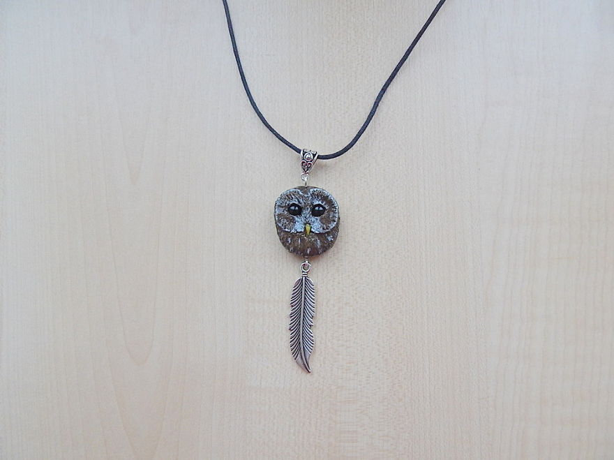 Tawny Owl Pendant