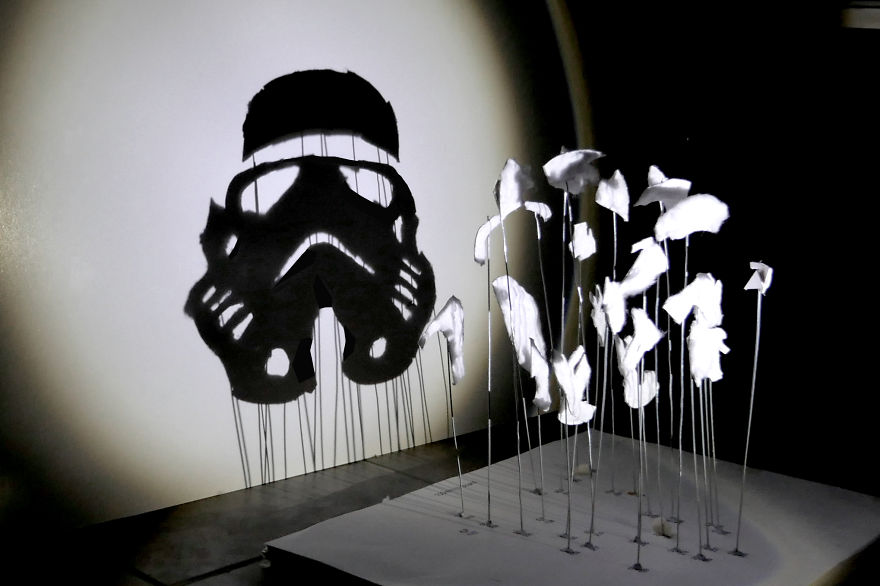 The Artist Plays With Light And Shadow, Celebrating The Heroes Of Star Wars