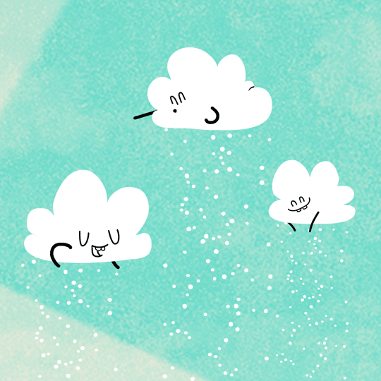 Twerky Clouds: Where The Snow Comes From