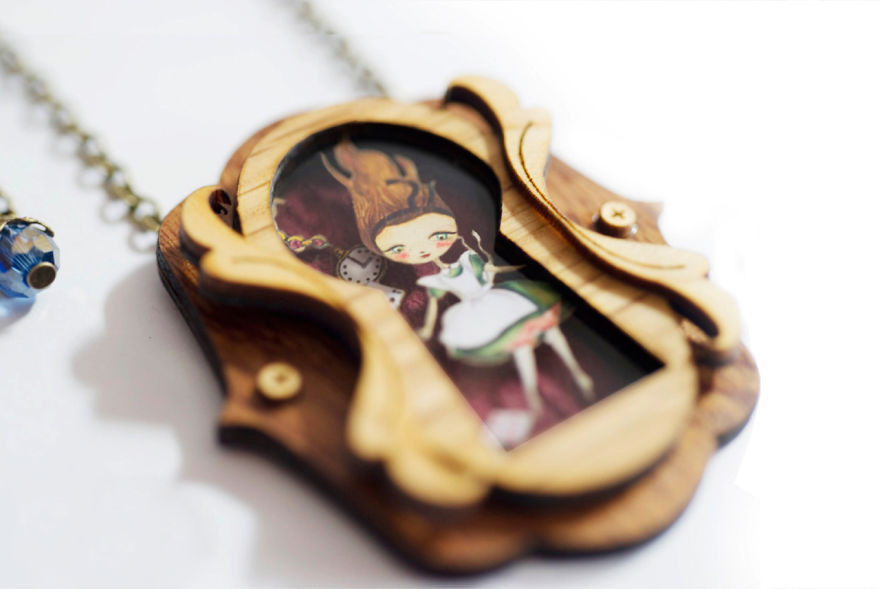 We Create Fairy-Tale Inspired Necklaces With Tiny Scenes Inside