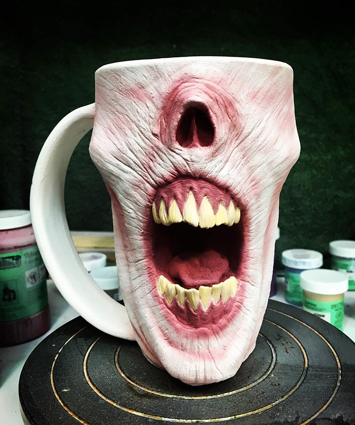 Now You Can Drink Your Morning Coffee From A Zombie Head