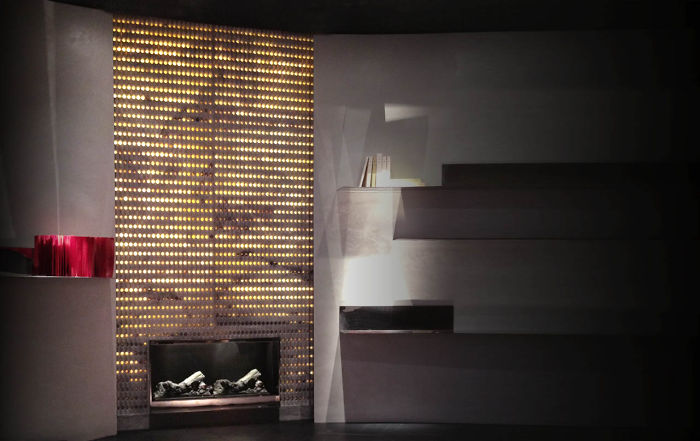 The Origami Fireplace
