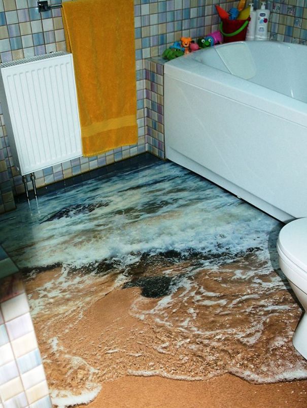 3d Bathroom Floors That Will Mess With Your Mind