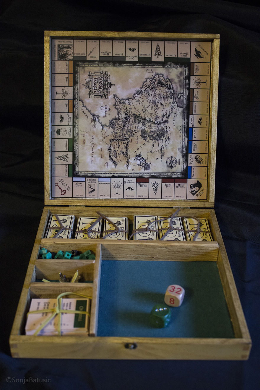 I Made A 'Lord Of The Rings’ Monopoly Board