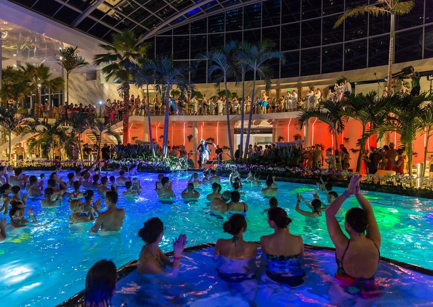 How 80 Musicians Turned A Pool Into A Concert Hall