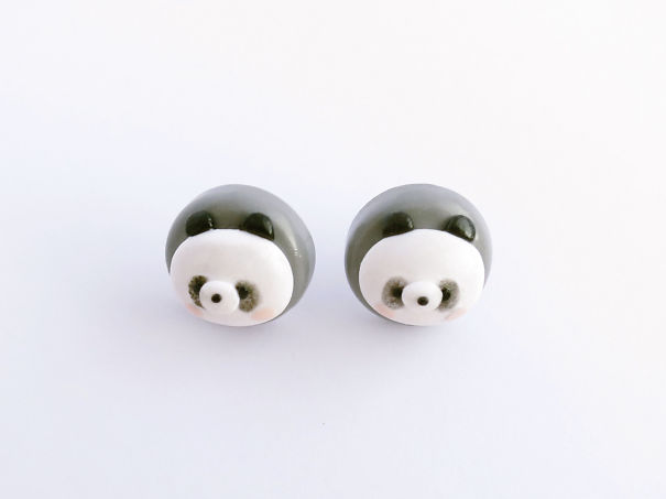 Kawaii Panda Earrings
