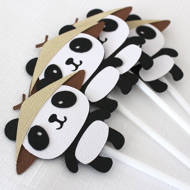 Panda Cupcake Topper