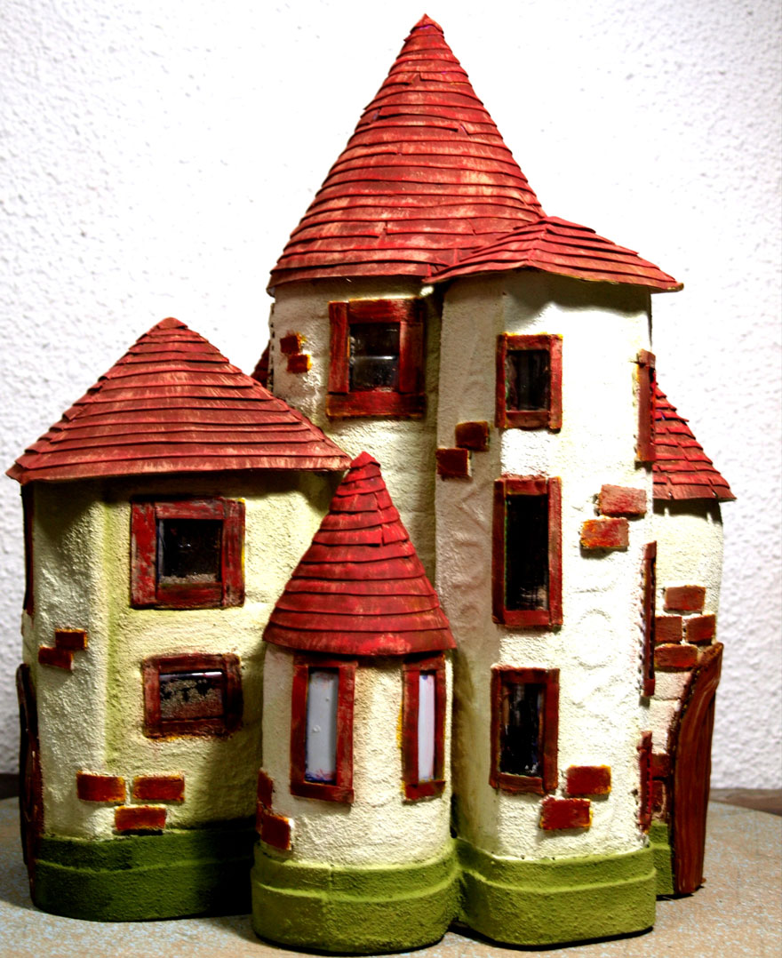 We've Just Recycled Some Plastic Bottles Into A Fairytale House