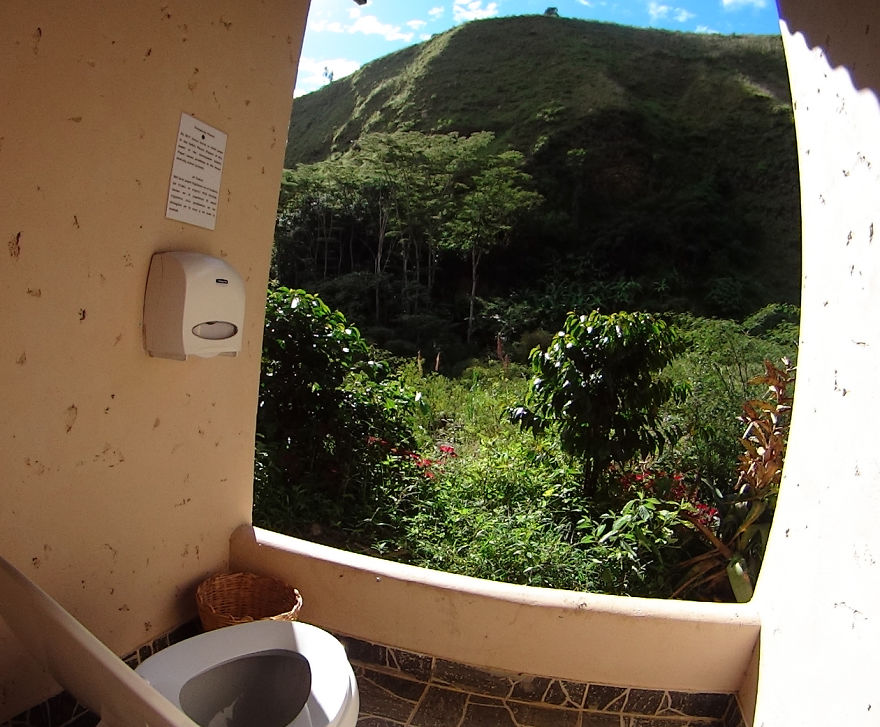 The Most Scenic Toilet In Peru