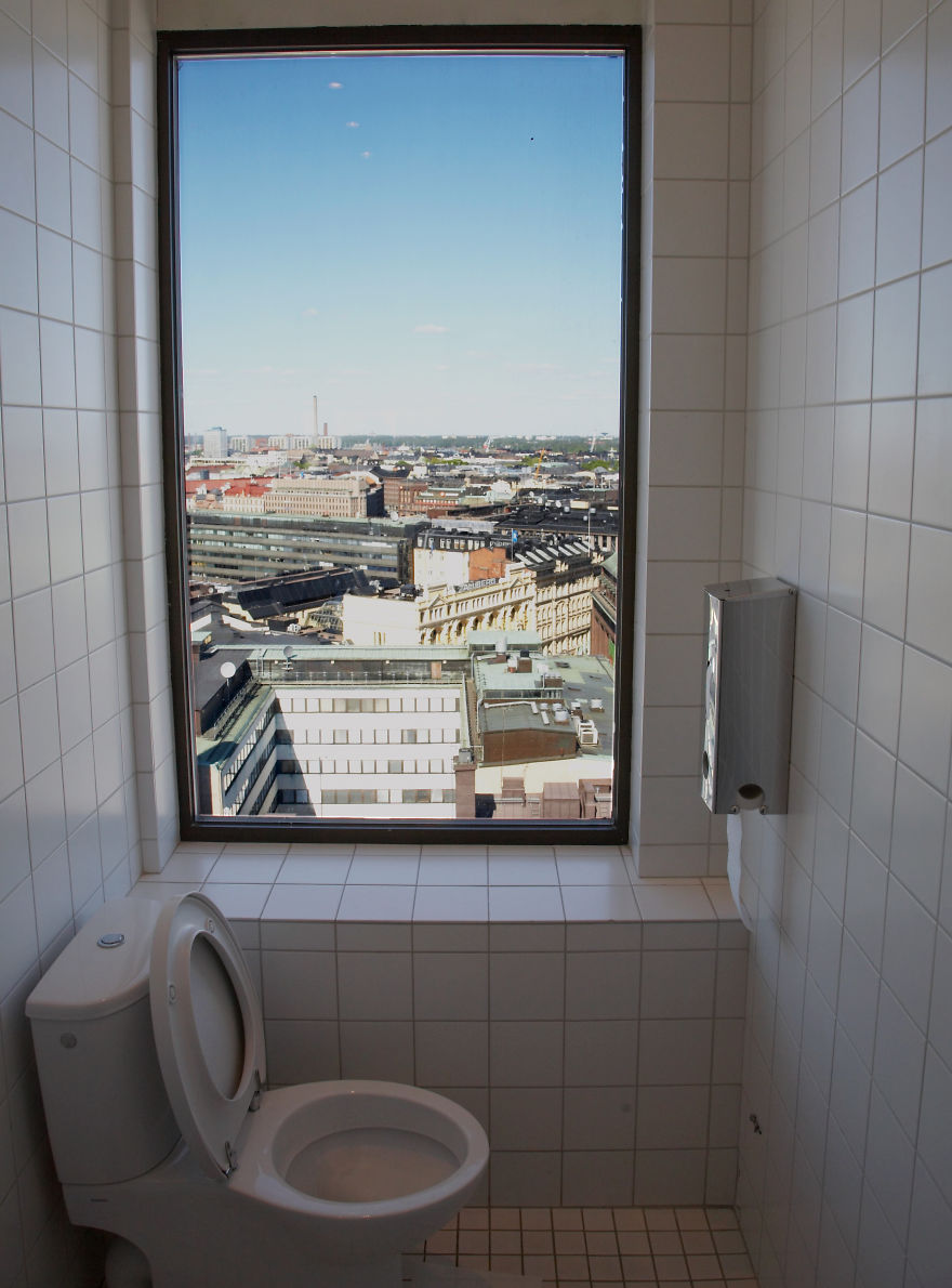 Hotel Torni's Famous Toilet With A View, Finland
