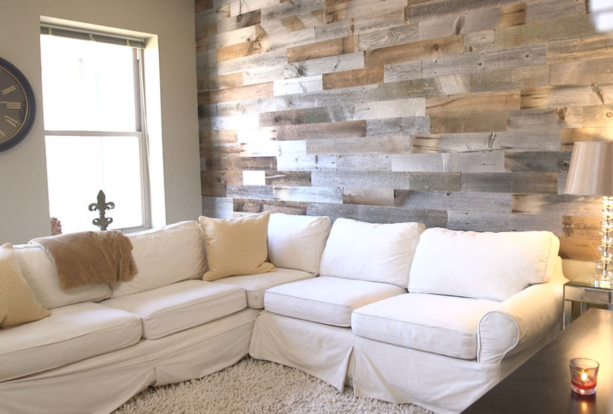 Artis Wall: Removable Reclaimed Wood Accent Walls