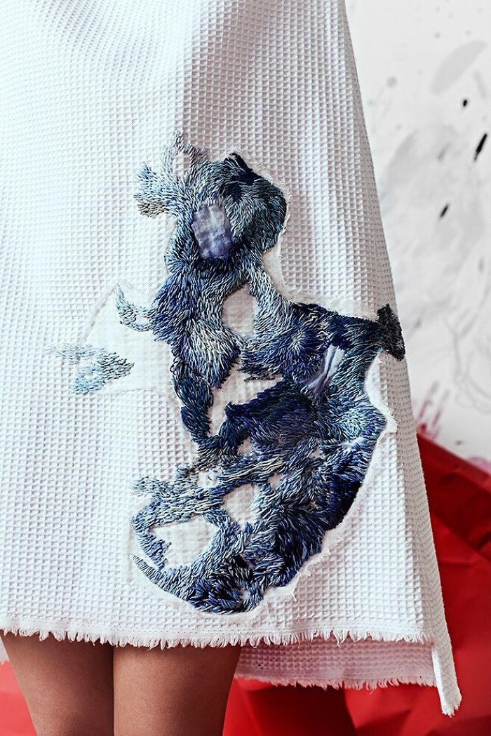 We Spent Up To 100 Hours Embroidering Paint On Clothing