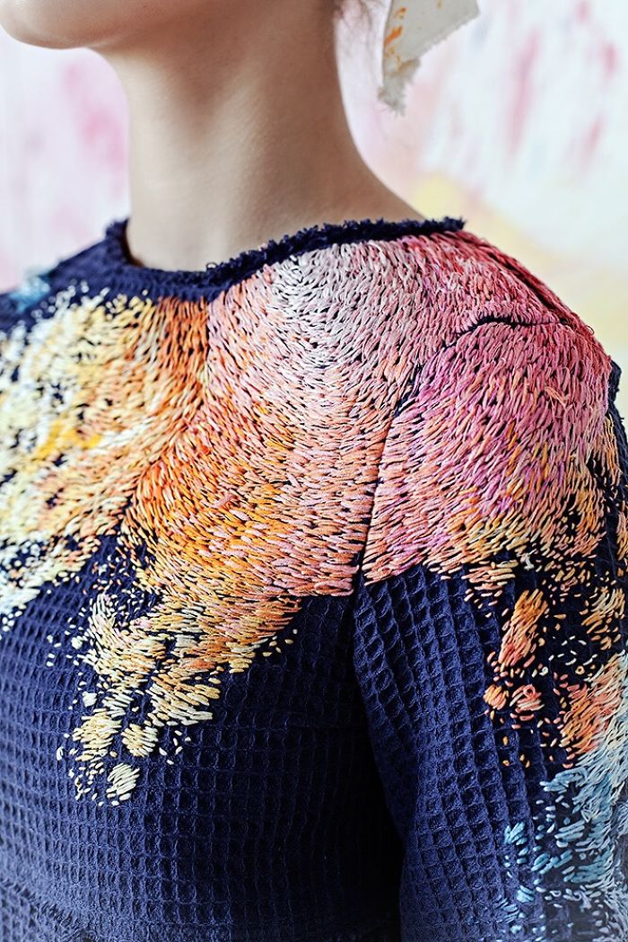 We Spent Up To 100 Hours Embroidering Paint On Clothing