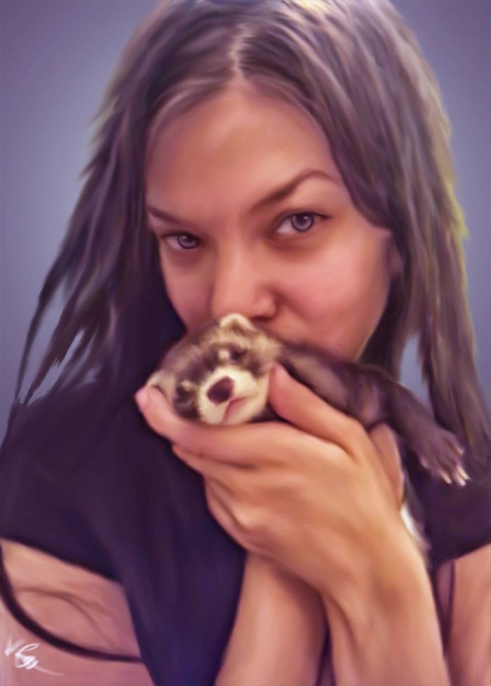 Artist Makes Beautiful Digital Portraits