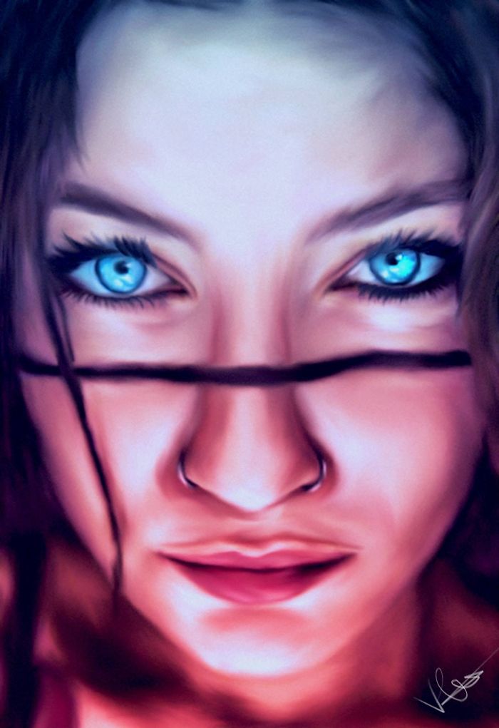 Artist Makes Beautiful Digital Portraits