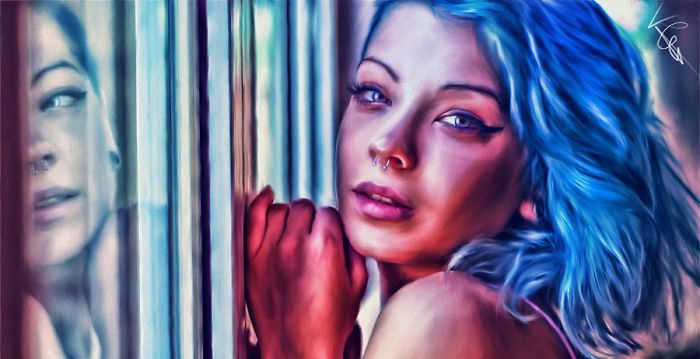 Artist Makes Beautiful Digital Portraits