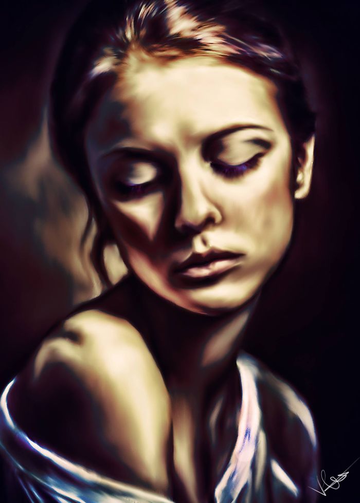 Artist Makes Beautiful Digital Portraits